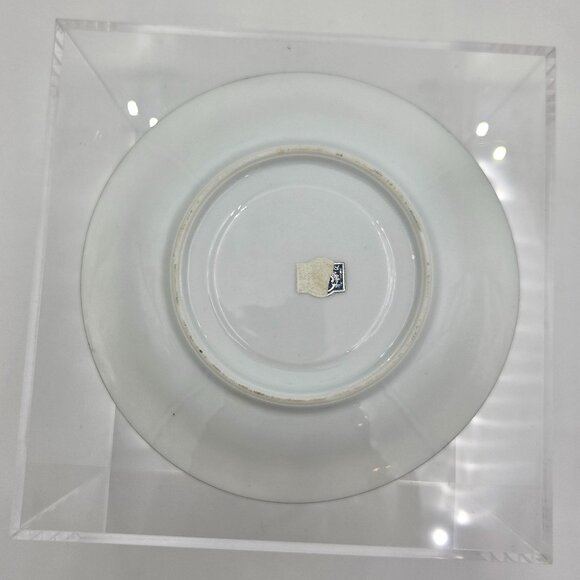 Royal Sealy Japan Lusterware Teacup Saucer Grapes Apples Gold Trim - Picture 7 of 10